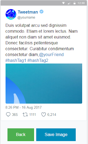 Fake Tweets, Tweet maker app Screenshot 1