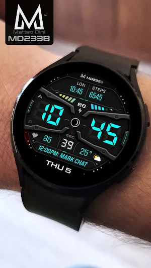 MD233B Digital watch face Screenshot 3
