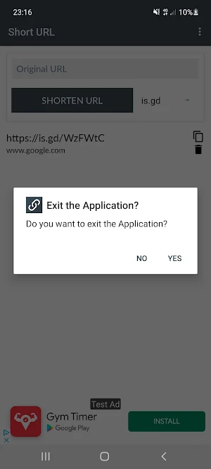 Short URL Screenshot 3