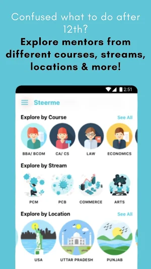 Steerme: Friendly mentors from Screenshot 0