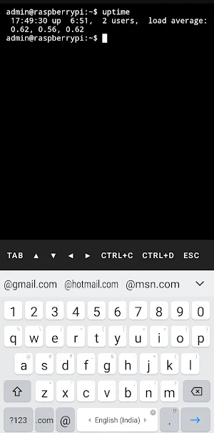 MrigaSSH: SSH Client, Terminal Screenshot 2