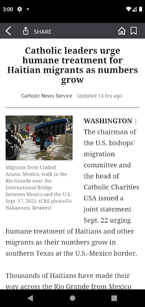 Florida Catholic News Screenshot 1