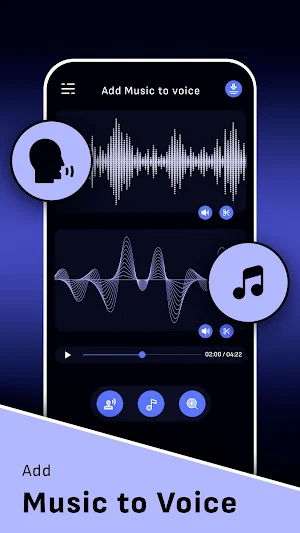Add Music To Voice: Mix Melody Screenshot 1