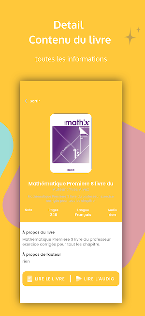 Premiere Livre Screenshot 1