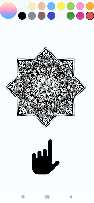 Mandala glow art Screenshot 3