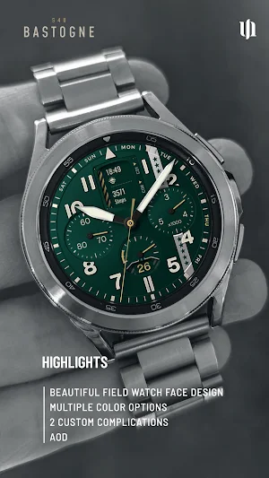 S4U Bastogne Field watch face Screenshot 1