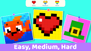 Kids Pixel Art Coloring Games Screenshot 3
