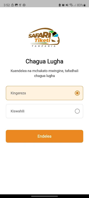 Safari Tiketi Screenshot 2