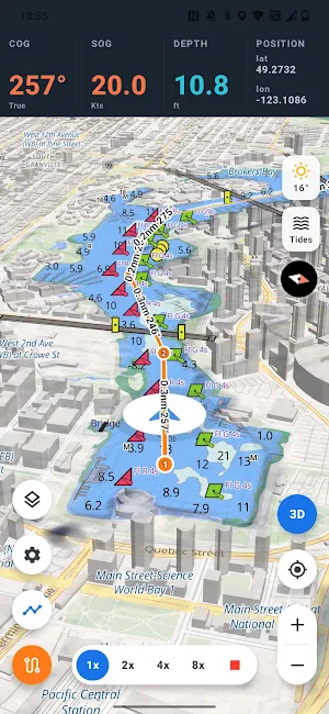 SeaVectors Marine Navigation Screenshot 2