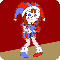 Pomni Coloring By Number Game