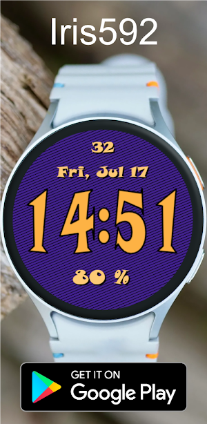 Iris592 Big Bold Digital Watch Screenshot 3