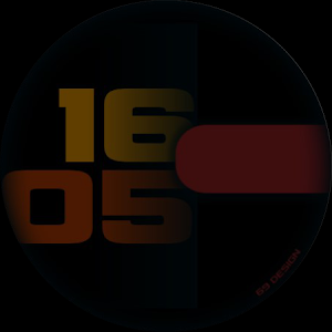 [69D] Big&Bold RETRO watchface Screenshot 1