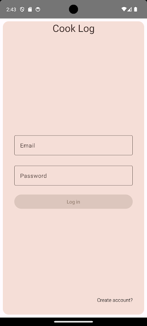 Cook Log Screenshot 0