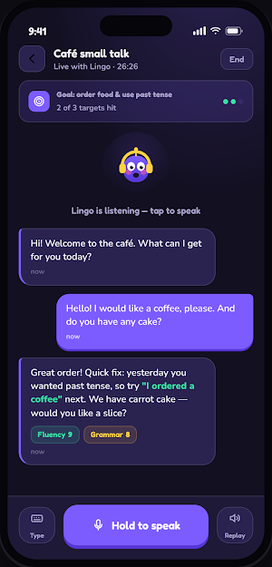 Speak It Easy: AI Tutor Screenshot 2