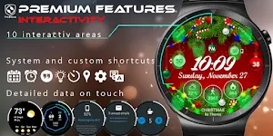Christmas Lights Watch Face Screenshot 2