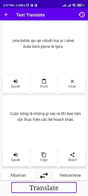 Albanian Vietnamese Translator Screenshot 1