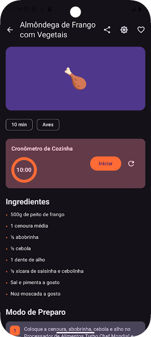 Receitas para Airfryer Screenshot 1