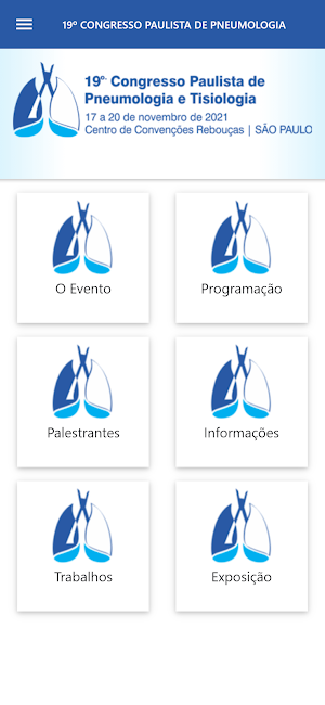 19º CONGRESSO PAULISTA DE PNEUMOLOGIA Screenshot 3