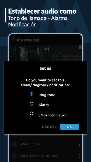 Convertidor de Video A Mp3 - Mp3 Video Converter Screenshot 3