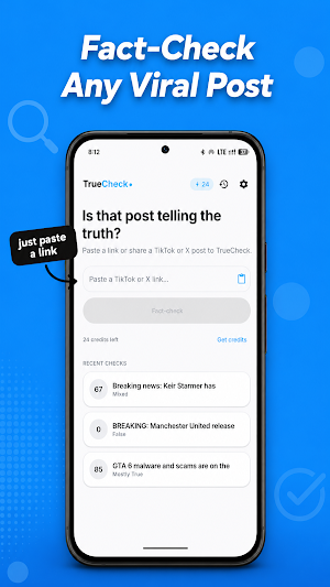 TrueCheck - Verify Fact Screenshot 2