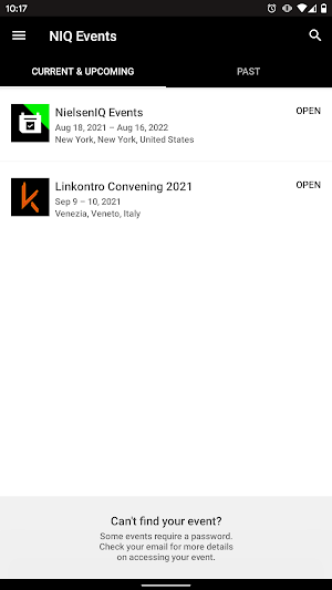 NielsenIQ Events Screenshot 1