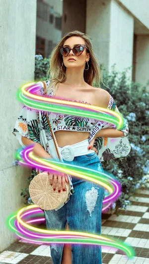 Photo Editor Pro: Neon Effects Screenshot 0