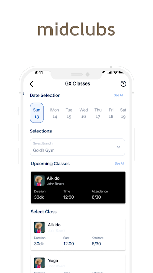 Midclubs Screenshot 3