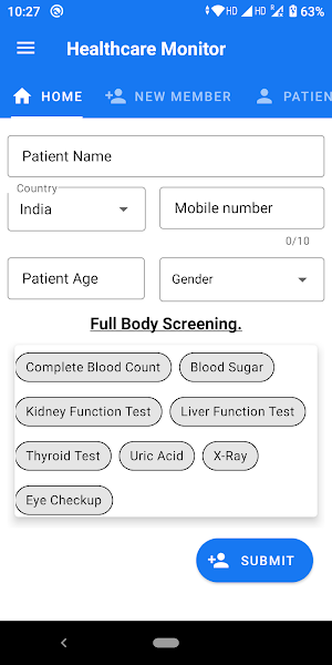 HealthCare Monitor Screenshot 0