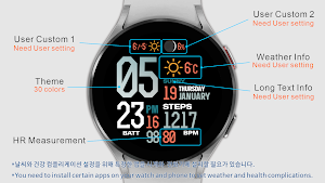 IWF Gradient watch face Screenshot 0