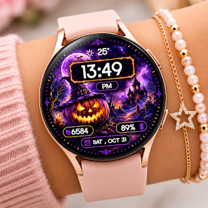 Pumpkin Castle Watch Face Screenshot 0