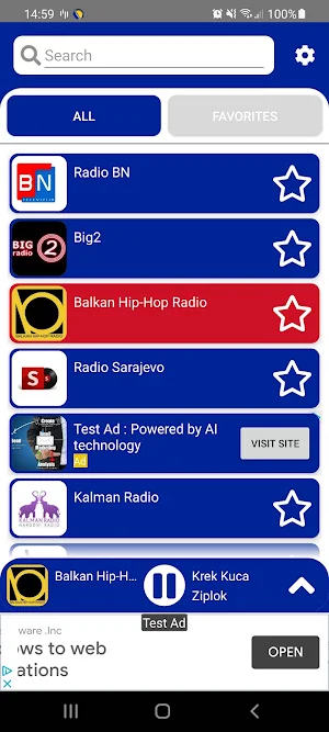 Bosnia Herzegovina Radios Screenshot 0