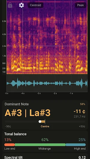 MelSpectrum - Audio Analyzer Screenshot 1