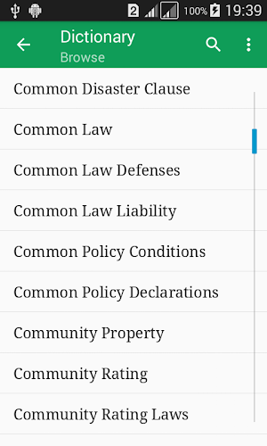 Insurance Dictionary Offline Screenshot 0