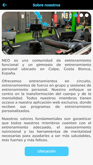 NEO Gym Screenshot 2