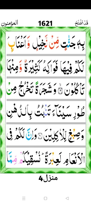 Surat ul Mominoon Screenshot 3