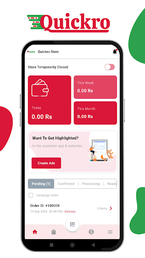 Quickro – Store App Screenshot 0