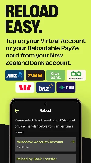 PayZe NZ Wallet Screenshot 2