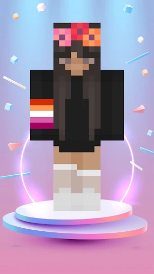 Egirl Skin for Minecraft Screenshot 3