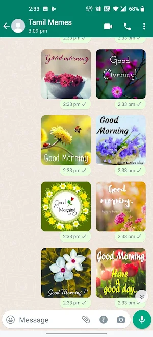 Good Morning Stickers Screenshot 1