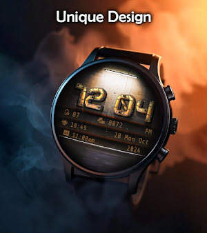 Cyborg Neon Watch Face Screenshot 1