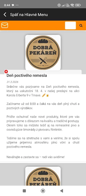 Dobrá Pekáreň Screenshot 1