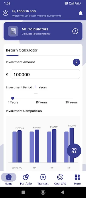 Wiseinvest My Portfolio Screenshot 3