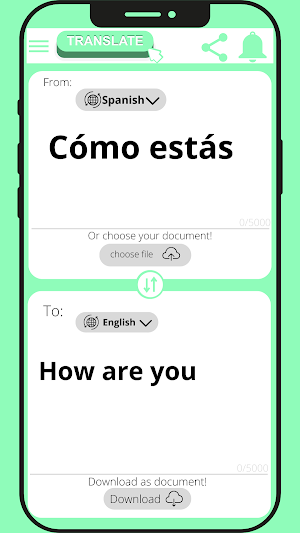 English - Spanish Translator Screenshot 1