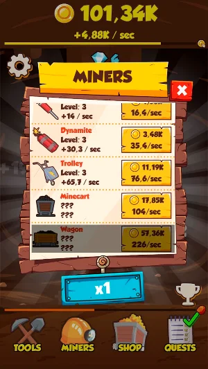 Idle Miner Clicker Screenshot 1