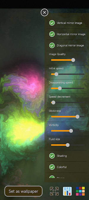 Fluid Live Wallpaper Screenshot 0