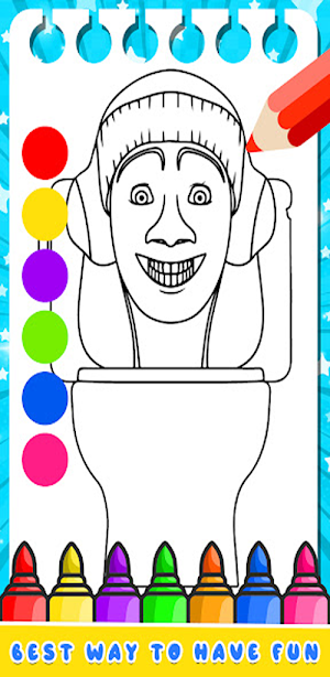 Skibidi Toilet Coloring Book Screenshot 1