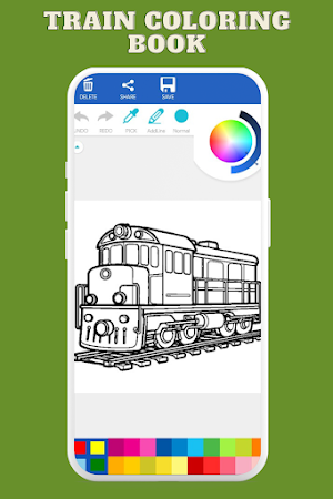 Train Coloring Book Screenshot 0