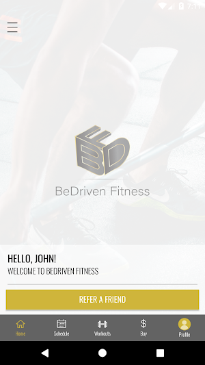 BeDriven Fitness Screenshot 1