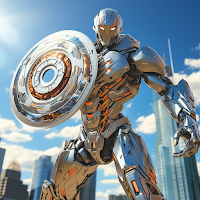 Iron Shield Captain fight hero