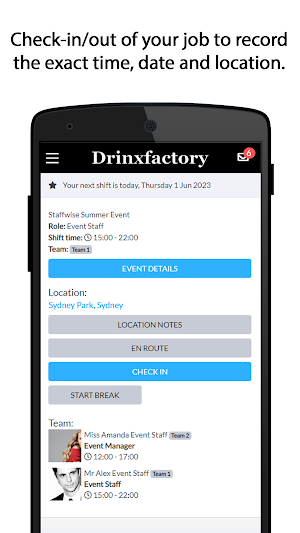 Drinxfactory Connect Screenshot 1